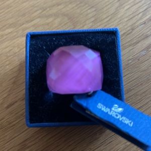 Swarovski Nirvana Flash ring. Raspberry. Size 58 (European sizing) NWT in box